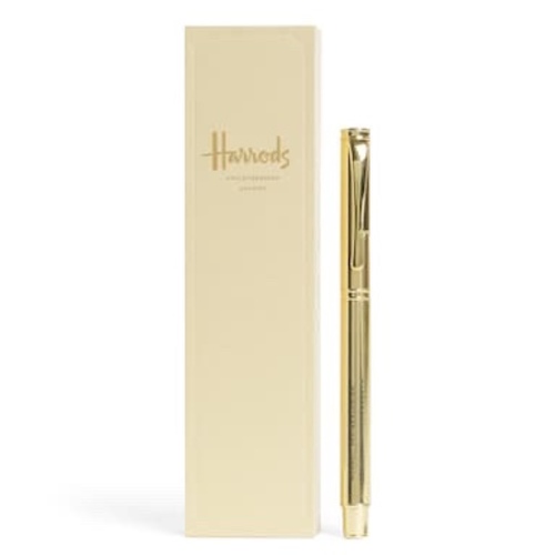 Harrods  Metal Logo Ballpoint Pen