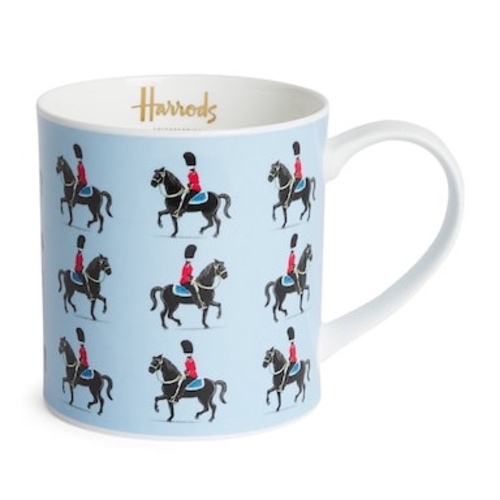 HARRODS Marching Horses Mug