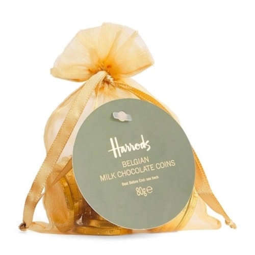 HARRODS Milk Chocolate Gold Coins