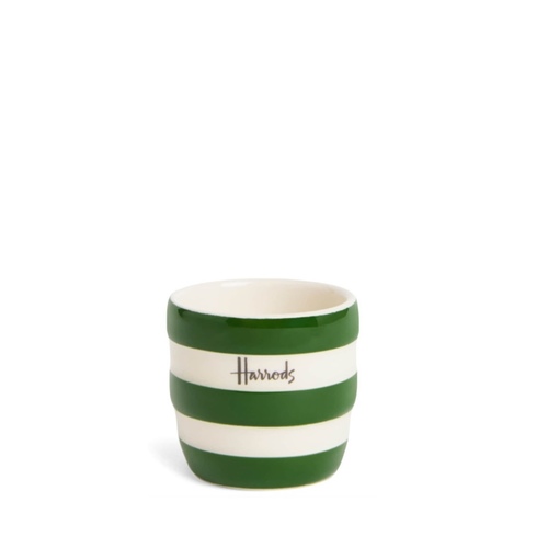 HARRODS Green Cornish Stripes micro Cup