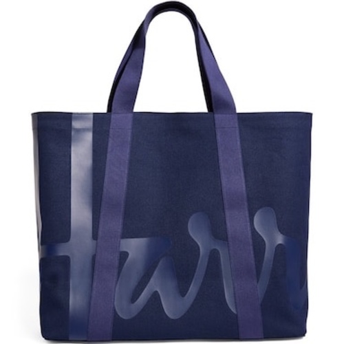 HARRODS Large Cotton Logo Tote Bag
