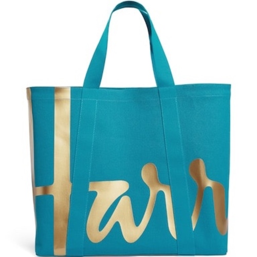 HARRODS Large Cotton Logo Tote Bag