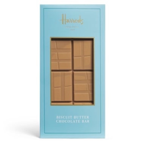 HARRODS Biscuit-Filled Blonde Chocolate Bar (115g)