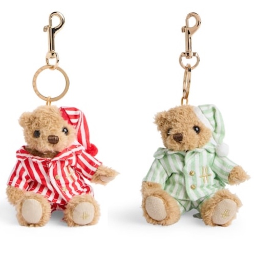 Harrods Christmas Pyjama Henry Bear Keyring