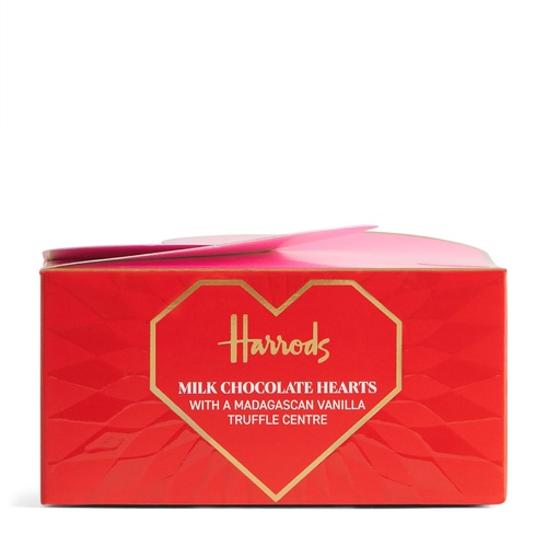 HARRODS Chocolate Truffle Hearts Box 95g