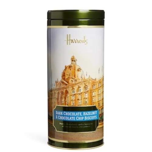 HARRODS Dark Chocolate, Hazelnut & Chocolate Chip Biscuits (200g)
