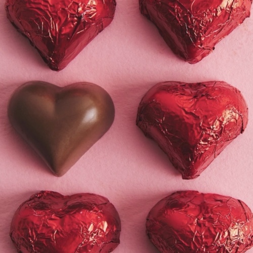 HARRODS Chocolate Truffle Hearts Box 95g