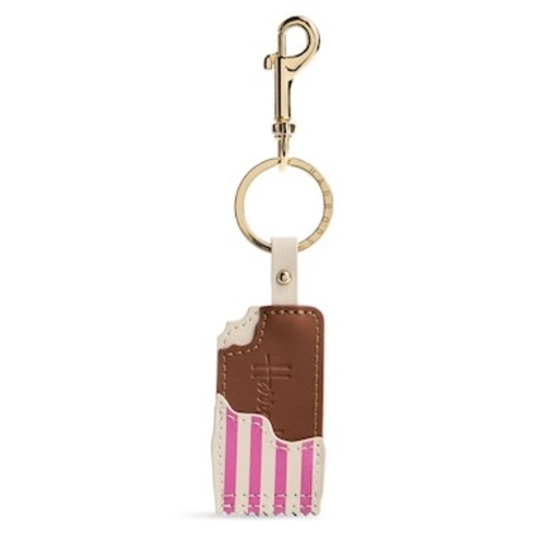 HARRODS Leather Choc Ice Keyring