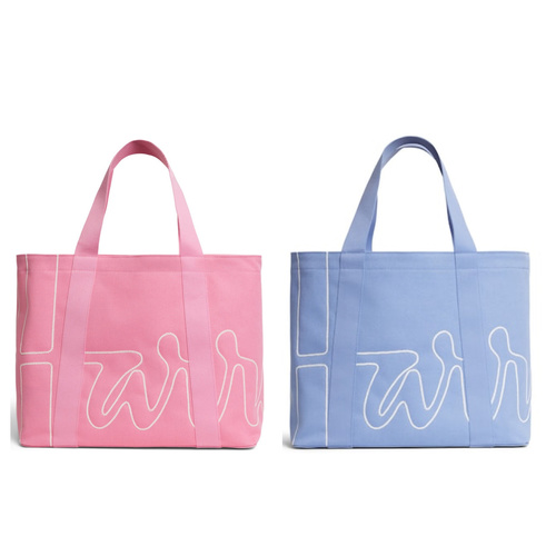 HARRODS Medium Cotton Logo Tote Bag