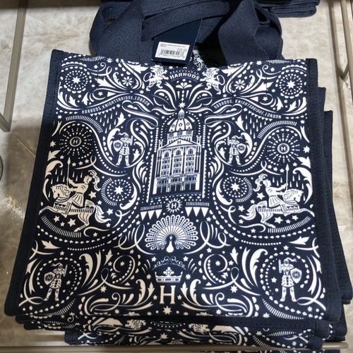 HARRODS NIGHTS OF BROMPTON SMALL TOTE BAG