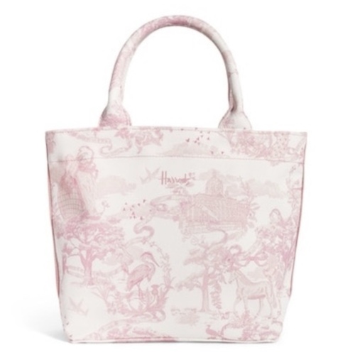 HARRODS Small Toile Print Tote Bag